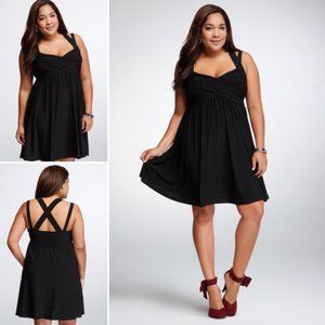 Torrid Criss Cross Babydoll Dress - Size 2X